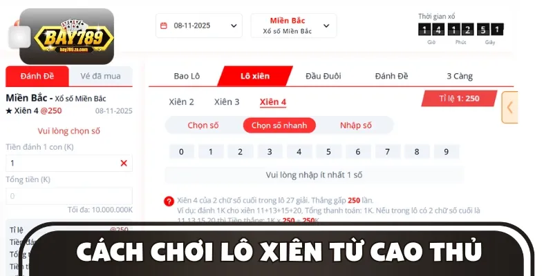 Cách chơi lô xiên được tiết lộ bởi dân chuyên
