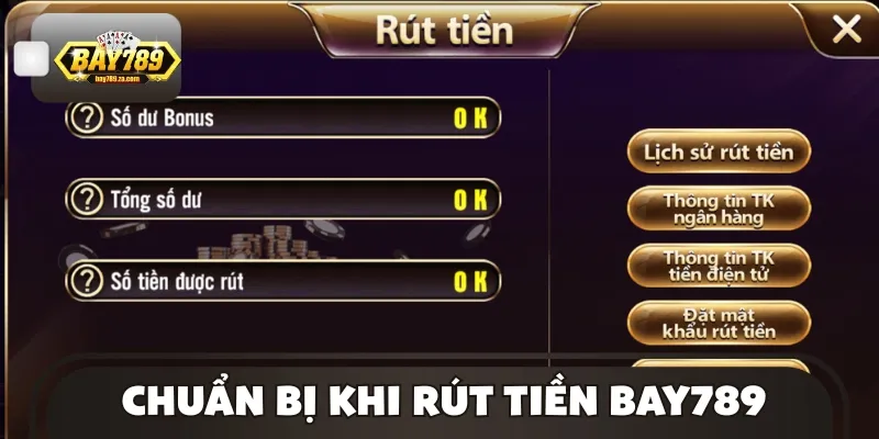 Một vài yếu tố cần chuẩn bị để rút tiền thành công