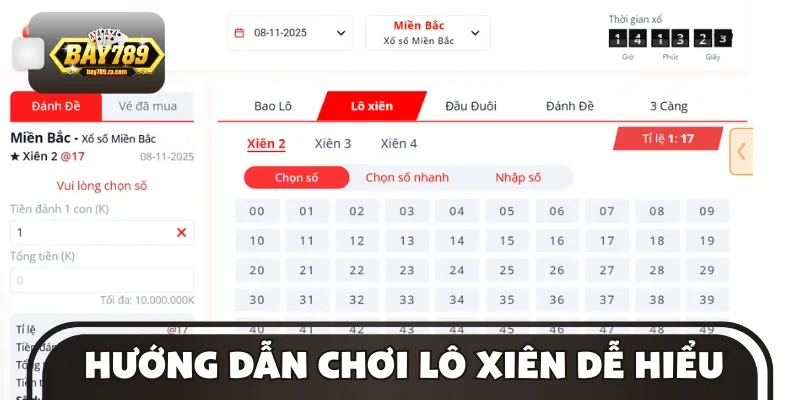 Quy trình cách chơi lô xiên - Hướng dẫn chi tiết, dễ trúng
