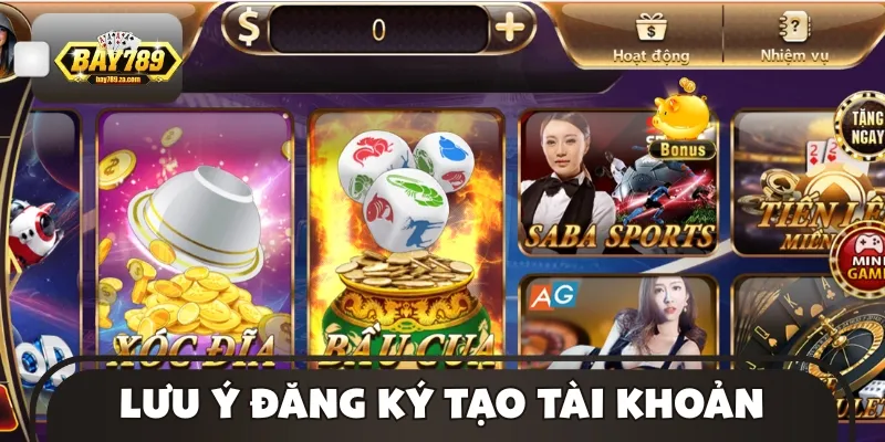 Lưu ý quan trọng khi tạo tài khoản hội viên, hạn chế sai sót xảy ra