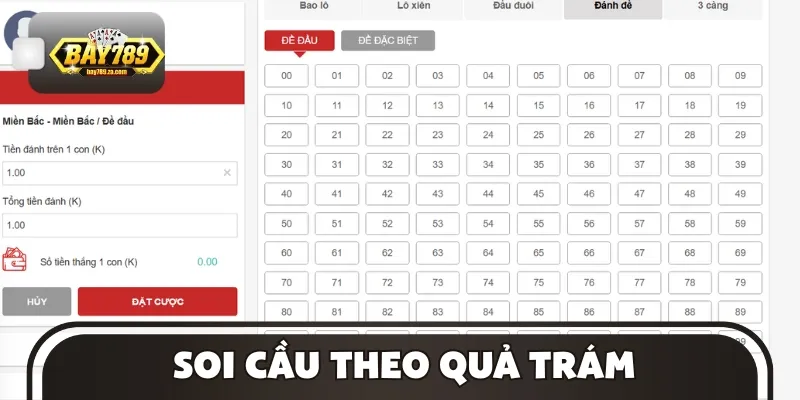 Có thể lựa chọn phương pháp soi cầu theo quả trám